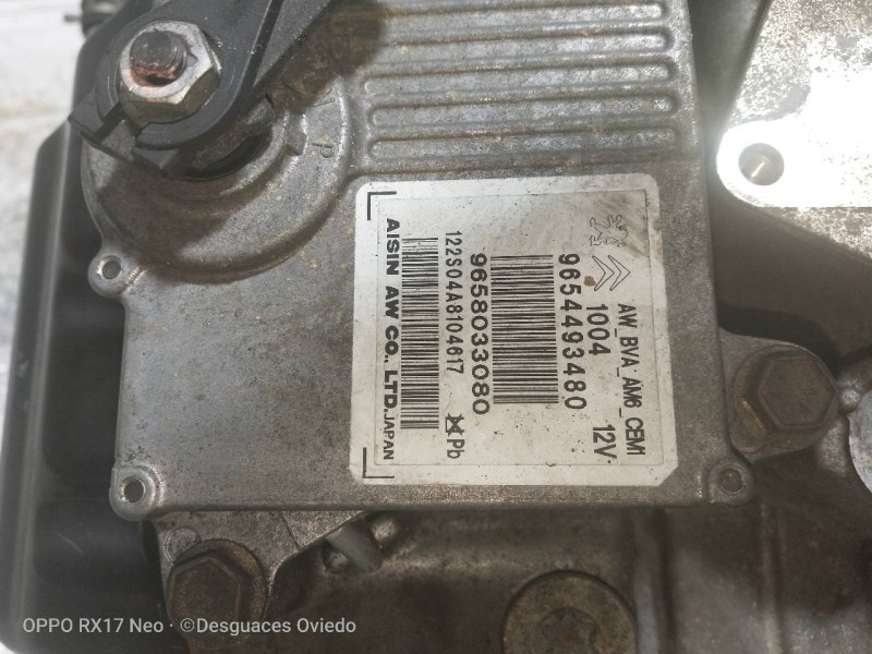Recambio de caja cambios para peugeot 607 (s2) titanio pack referencia OEM IAM 20GG07 TF80SC AM6 04K380009656