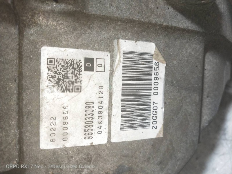 Recambio de caja cambios para peugeot 607 (s2) titanio pack referencia OEM IAM 20GG07 TF80SC AM6 04K380009656