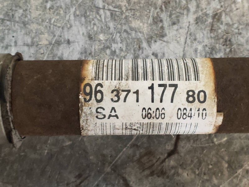 Recambio de transmision delantera izquierda para peugeot partner kombi premium referencia OEM IAM 9637117780  