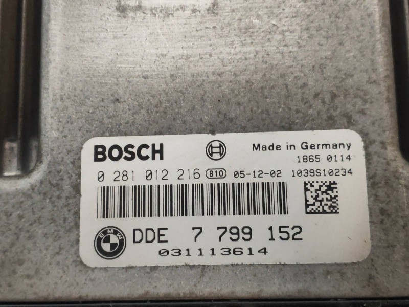 Recambio de centralita motor uce para mini mini (r50,r53) one d referencia OEM IAM 0281012216 7799152 031113614