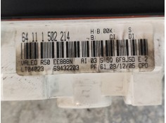 Recambio de mando calefaccion / aire acondicionado para mini mini (r50,r53) one d referencia OEM IAM 64111502214   2