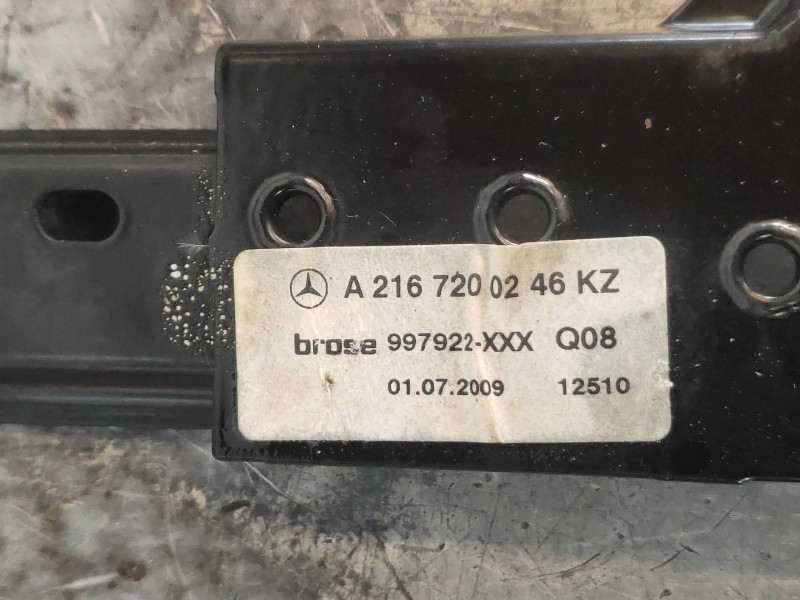 Recambio de elevalunas delantero derecho para mercedes clase cl (w216) coupe 500 4-matic (216.386) referencia OEM IAM A216720024