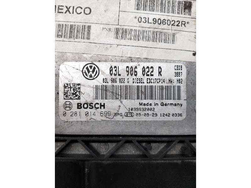 Recambio de centralita motor uce para volkswagen scirocco (137) 2.0 tdi referencia OEM IAM 0281014699 03L906022R EDC17CP14