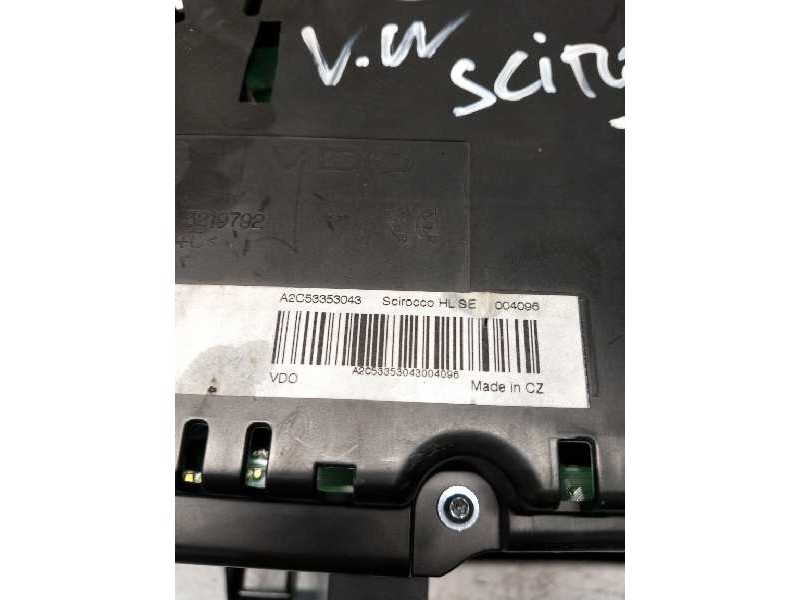 Recambio de cuadro instrumentos para volkswagen scirocco (137) 2.0 tdi referencia OEM IAM 1K8920871A A2C53353043 