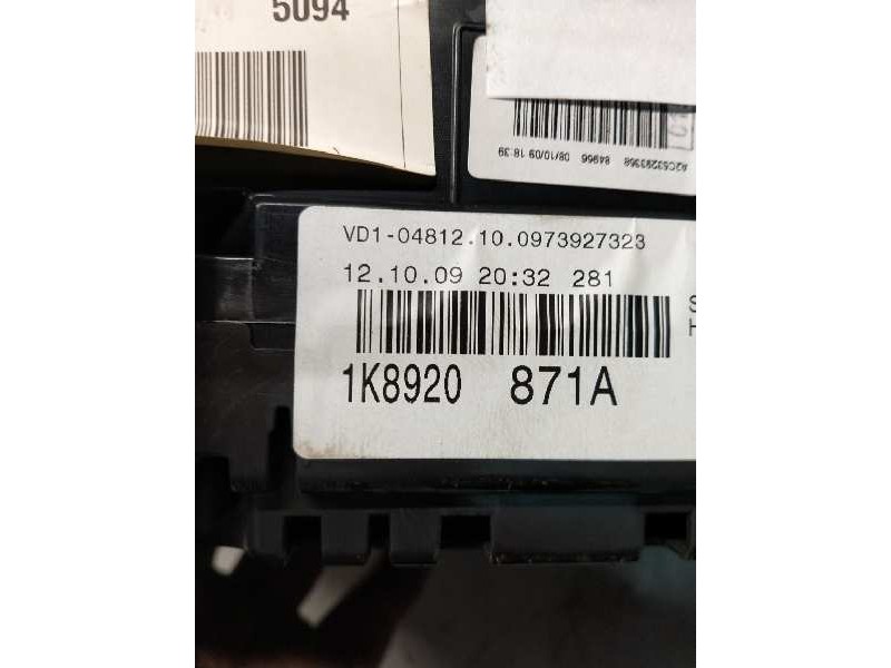Recambio de cuadro instrumentos para volkswagen scirocco (137) 2.0 tdi referencia OEM IAM 1K8920871A A2C53353043 
