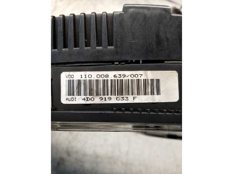 Recambio de cuadro instrumentos para audi a8 (d2) 3.7 quattro referencia OEM IAM 110008639 110008007 4D0919033F