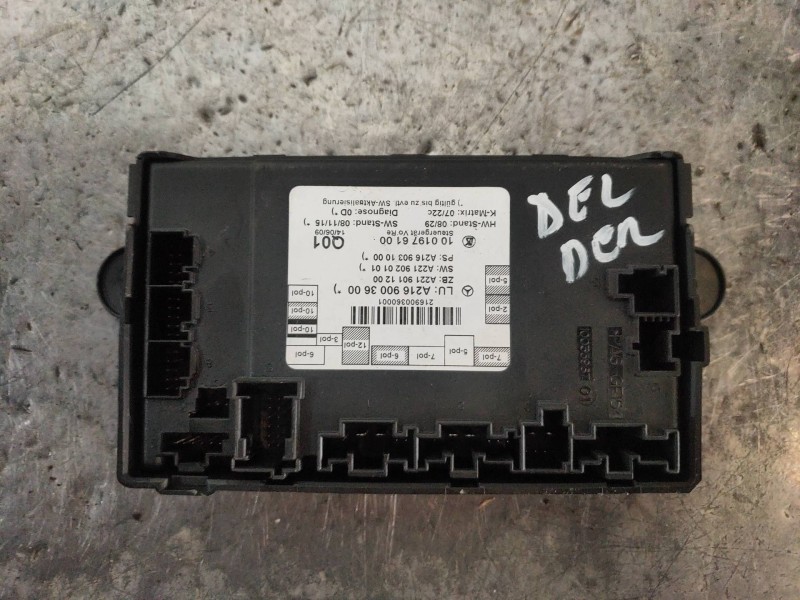 Recambio de modulo electronico para mercedes clase cl (w216) coupe 500 4-matic (216.386) referencia OEM IAM A2169003600 A2219011