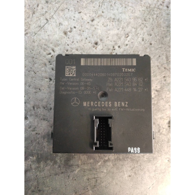 Recambio de modulo electronico para mercedes clase cl (w216) coupe 500 4-matic (216.386) referencia OEM IAM A2215409562 A2215408