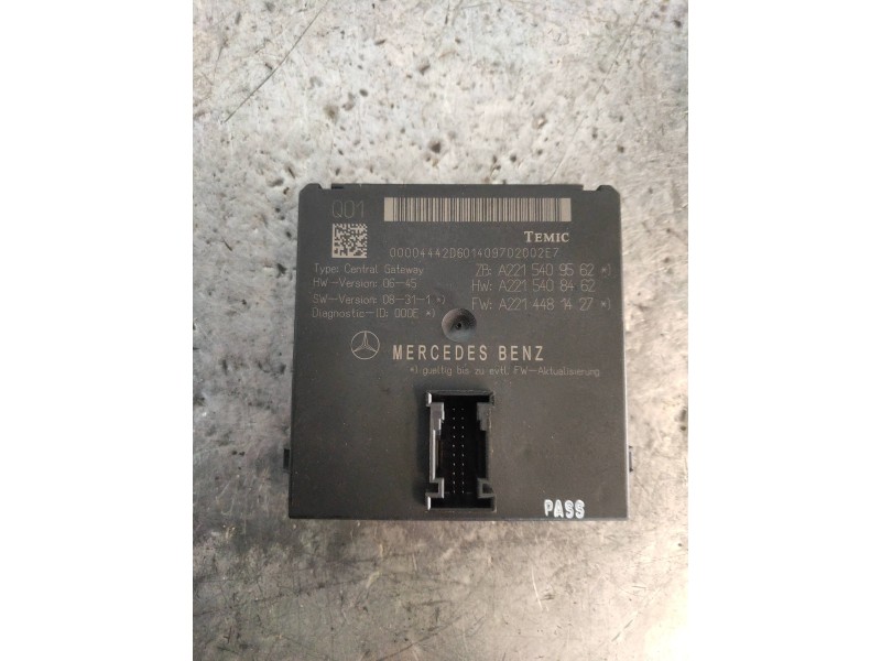 Recambio de modulo electronico para mercedes clase cl (w216) coupe 500 4-matic (216.386) referencia OEM IAM A2215409562 A2215408