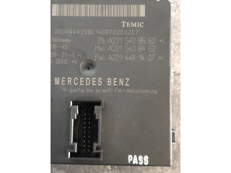Recambio de modulo electronico para mercedes clase cl (w216) coupe 500 4-matic (216.386) referencia OEM IAM A2215409562 A2215408