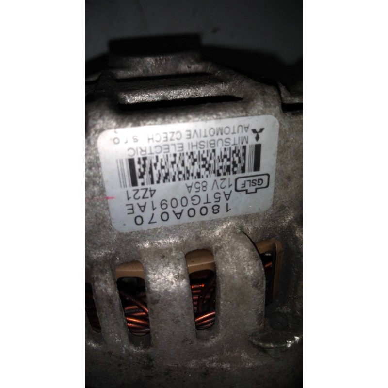 Recambio de alternador para smart forfour forfour 47 kw referencia OEM IAM 1800A070 A5TG0091AE MITSUBHISI 11 I