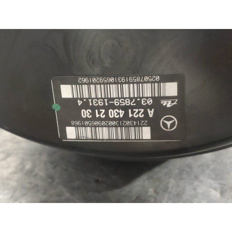 Recambio de servofreno para mercedes clase cl (w216) coupe 500 4-matic (216.386) referencia OEM IAM 03785919314 A2214302130 