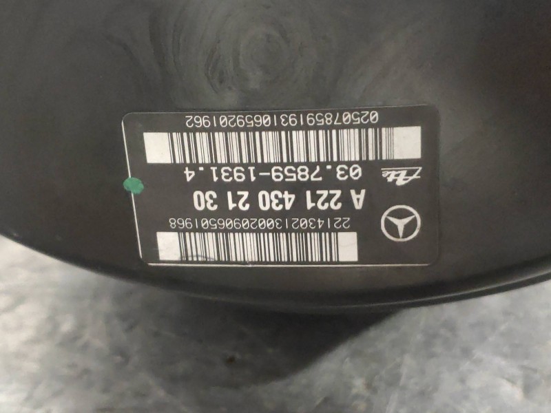 Recambio de servofreno para mercedes clase cl (w216) coupe 500 4-matic (216.386) referencia OEM IAM 03785919314 A2214302130 