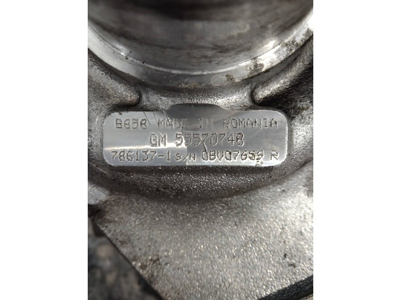 Recambio de turbocompresor para opel astra j lim. cosmo referencia OEM IAM 7861371 55570748 0BV07659R 55597766