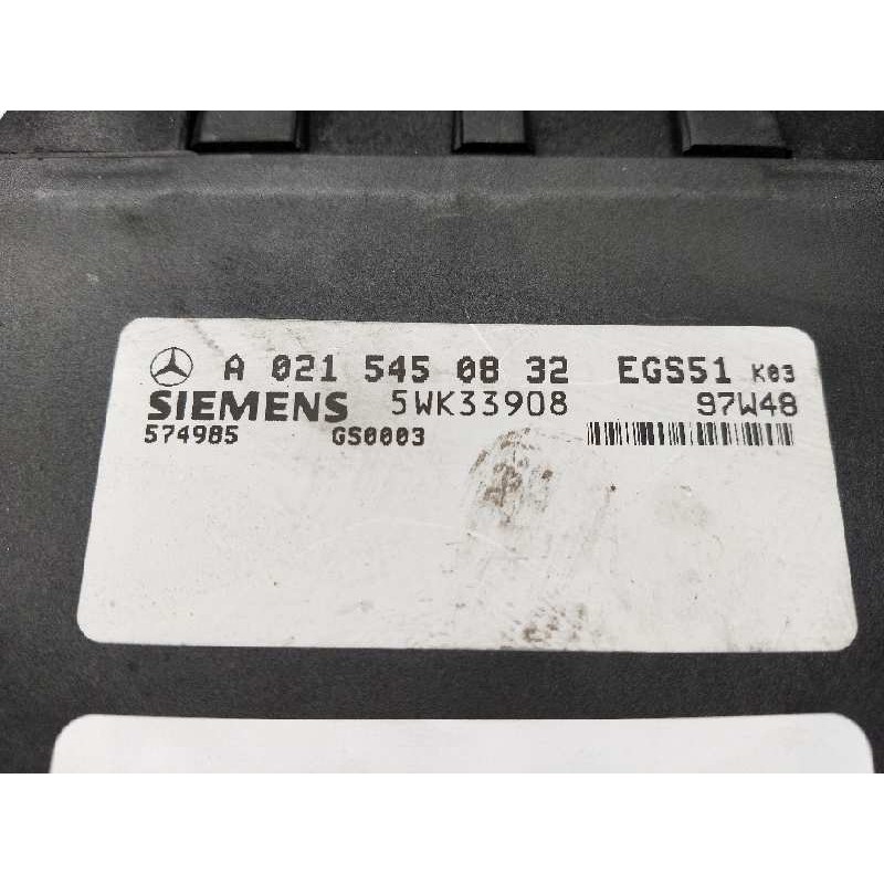 Recambio de centralita cambio automatico para mercedes clase e (w210) berlina diesel 300 turbodiesel (210.025) referencia OEM IA