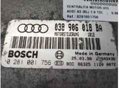Recambio de centralita motor uce para audi a3 (8l) 1.9 tdi referencia OEM IAM 0281001756 038906018BA  2