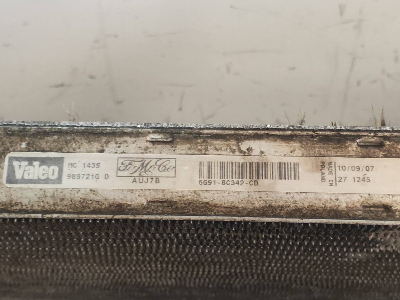 Recambio de radiador agua para land rover freelander (lr2) 2.2 td4 referencia OEM IAM 6G918C342CD 989721G 6G918005AC 989300M