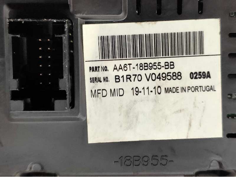 Recambio de pantalla multifuncion para ford fiesta (cb1) 1.4 16v cat referencia OEM IAM AA6T18B955BB  