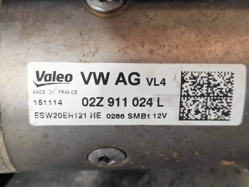 Recambio de motor arranque para seat leon st (5f8) reference referencia OEM IAM 02Z911024L  