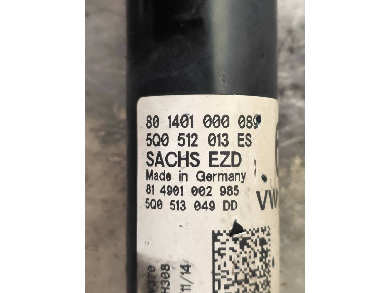 Recambio de amortiguador trasero izquierdo para seat leon st (5f8) reference referencia OEM IAM 5Q0512013ES  