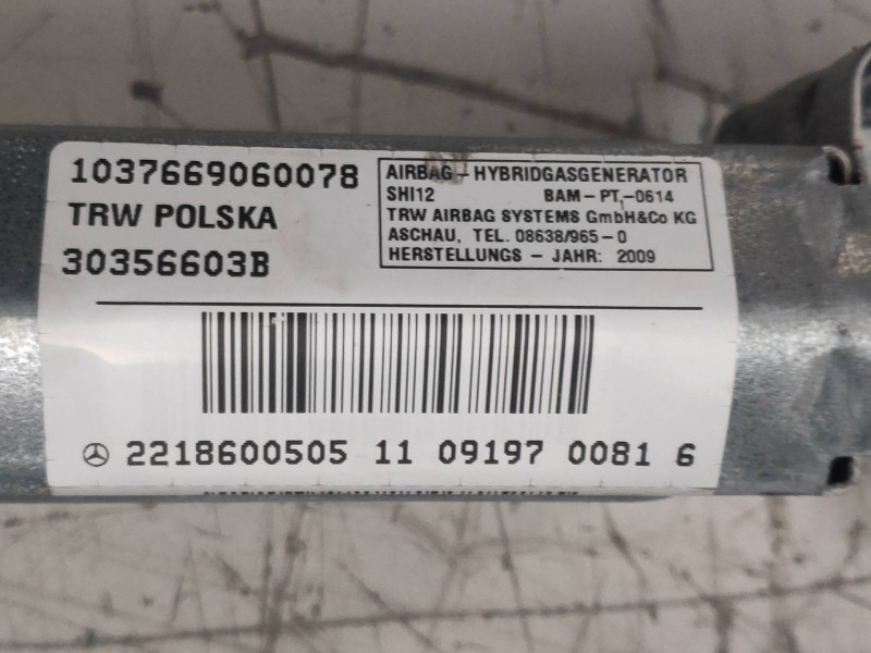 Recambio de kit airbag para mercedes clase cl (w216) coupe 500 4-matic (216.386) referencia OEM IAM   