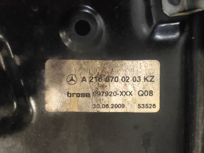 Recambio de elevalunas trasero derecho para mercedes clase cl (w216) coupe 500 4-matic (216.386) referencia OEM IAM A2166700203 