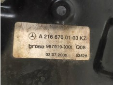 Recambio de elevalunas trasero izquierdo para mercedes clase cl (w216) coupe 500 4-matic (216.386) referencia OEM IAM A216670103 2