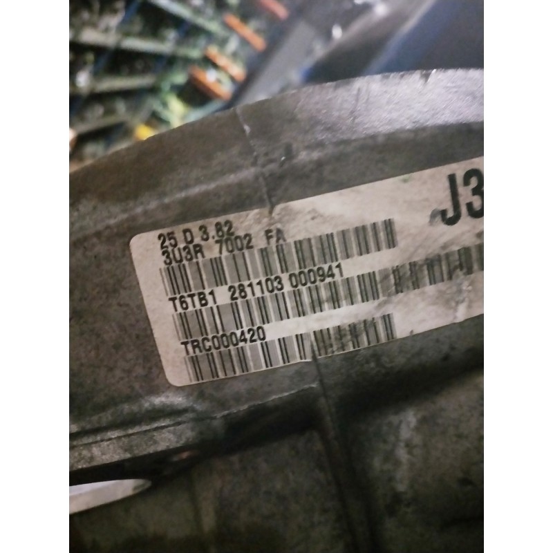 Recambio de caja cambios para mg rover mg zr (f/rf) 1.4 16v cat referencia OEM IAM 3U3R7002FA T6TB1 281103 000941 TRC000420