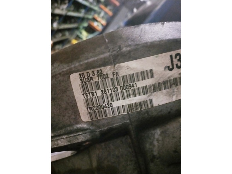 Recambio de caja cambios para mg rover mg zr (f/rf) 1.4 16v cat referencia OEM IAM 3U3R7002FA T6TB1 281103 000941 TRC000420