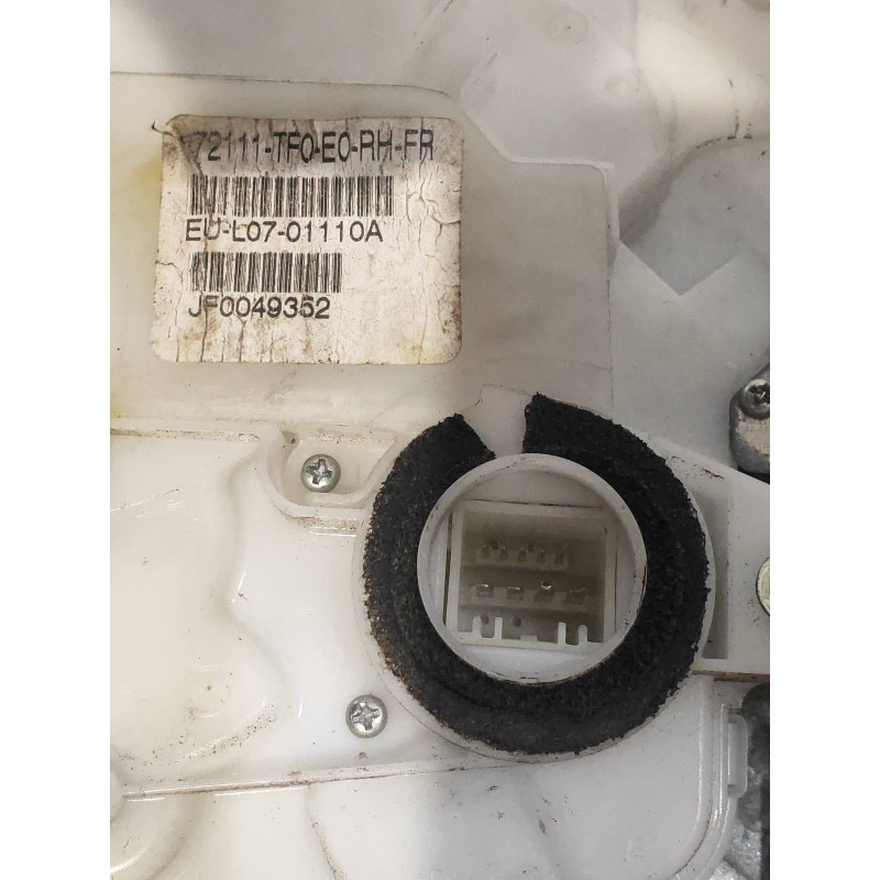 Recambio de motor cierre centralizado delantero derecho para honda jazz (ge) 1.2 cat referencia OEM IAM   72111TF0
