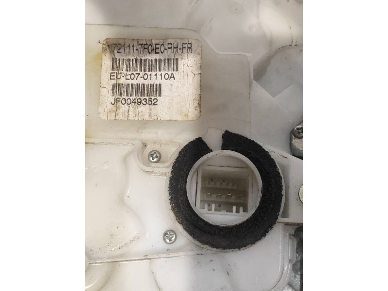 Recambio de motor cierre centralizado delantero derecho para honda jazz (ge) 1.2 cat referencia OEM IAM   72111TF0
