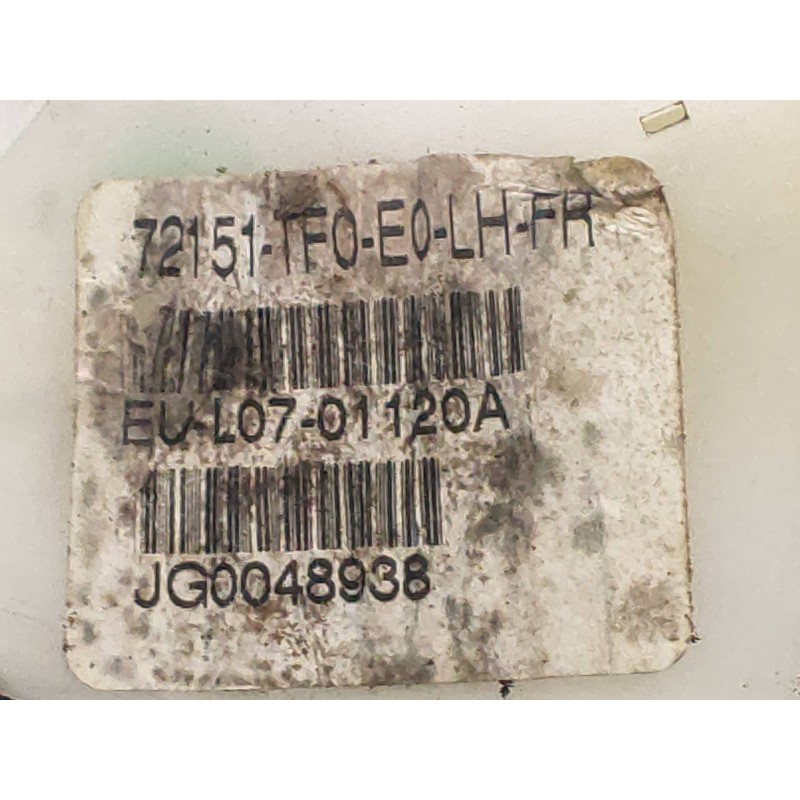 Recambio de motor cierre centralizado delantero izquierdo para honda jazz (ge) 1.2 cat referencia OEM IAM   72151TF0