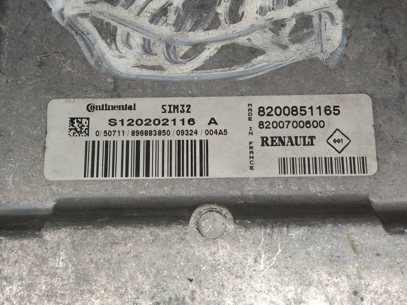Recambio de centralita motor uce para renault clio grandtour exception referencia OEM IAM S120202116A 8200851165 8200700600 SIM3