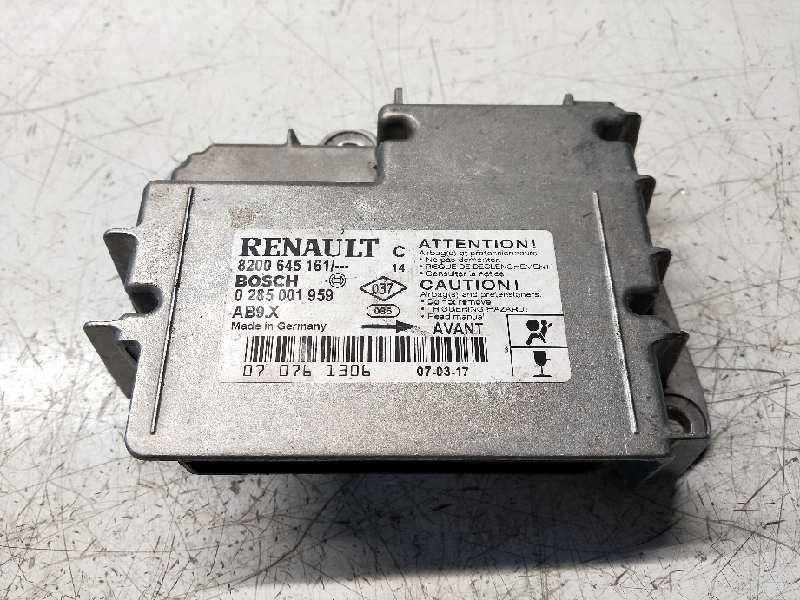 Recambio de centralita airbag para renault clio iii 1.5 dci diesel referencia OEM IAM 0285001959 8200645161 