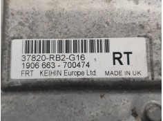 Recambio de centralita motor uce para honda jazz (ge) 1.2 cat referencia OEM IAM 37820RB2G16   2