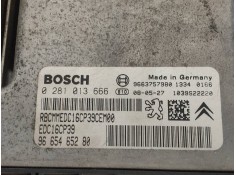 Recambio de centralita motor uce para citroen c-crosser exclusive referencia OEM IAM 0281013666 9665465280 9663757980 EDC16CP39 2