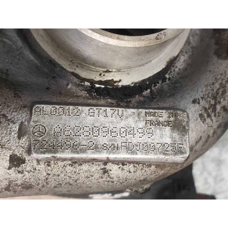 Recambio de turbocompresor para mercedes clase m (w163) 400 cdi (163.128) referencia OEM IAM A6280960499 GT17V 7244962