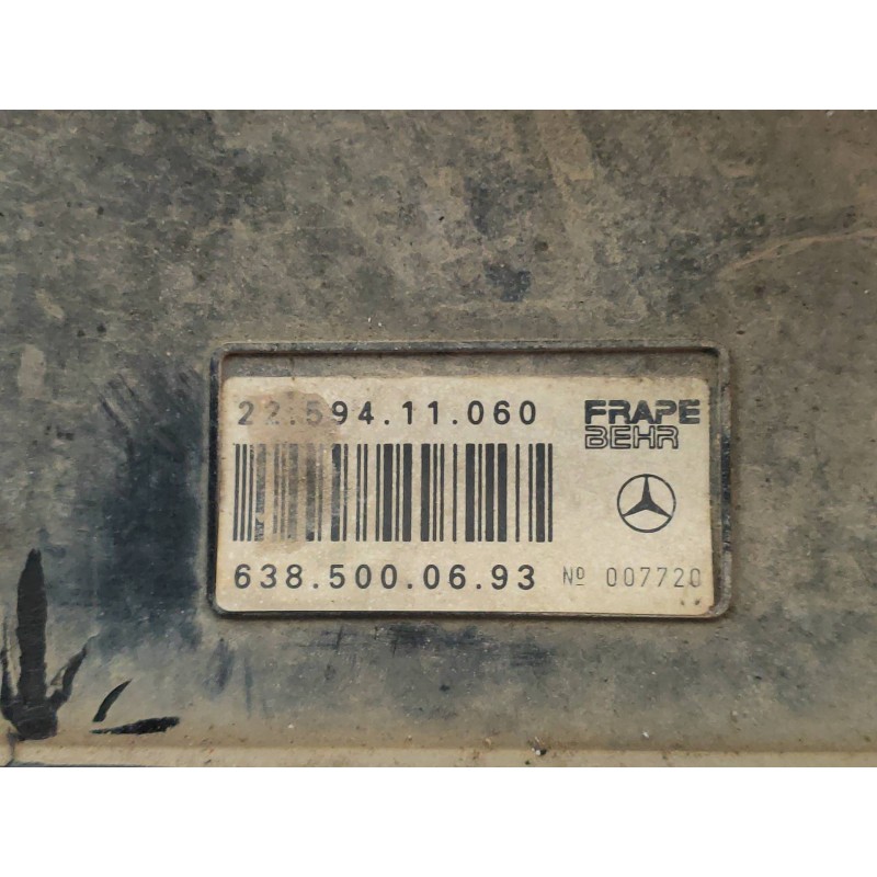 Recambio de electroventilador para mercedes vito (w638) caja cerrada 108 d  (638.064) referencia OEM IAM 6385000693 2259411060 