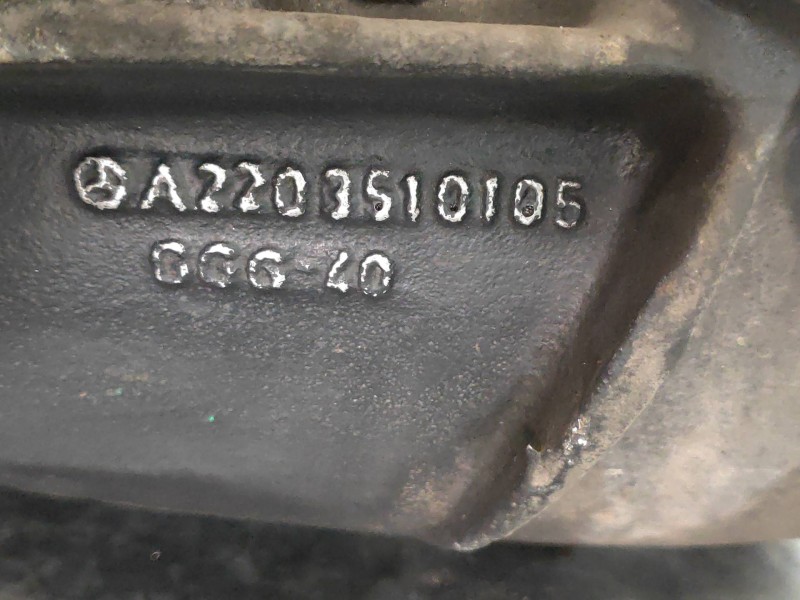 Recambio de diferencial trasero para mercedes clase e (w210) berlina diesel 270 cdi (210.016) referencia OEM IAM 2203510105 2103