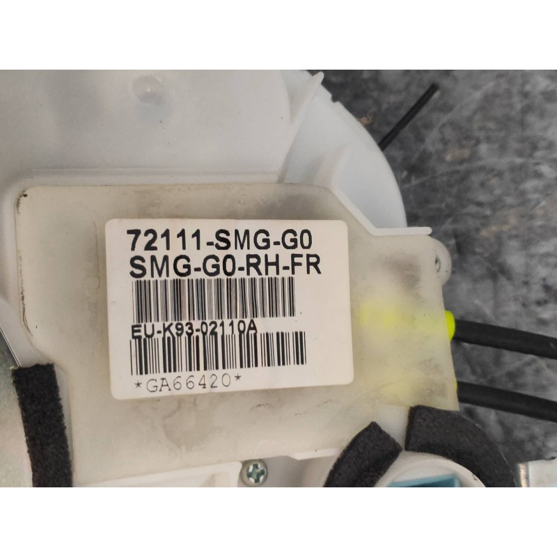 Recambio de motor cierre centralizado delantero derecho para honda civic lim.4 (fd) 1.8 es referencia OEM IAM 72111SMGG0 5P 