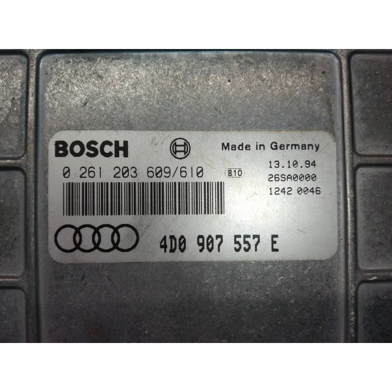 Recambio de centralita motor uce para audi a8 (d2) 4.2 quattro referencia OEM IAM 0261203609 0261203610 4D0907557E