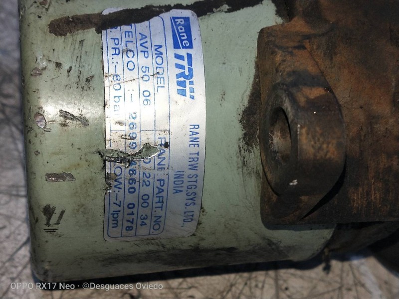 Recambio de bomba direccion para tata safari 2.0 td referencia OEM IAM 369946600178 30220034 