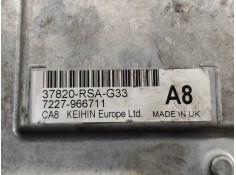 Recambio de centralita motor uce para honda civic lim.4 (fd) 1.8 es referencia OEM IAM 7227966711 37820RSAG33  2