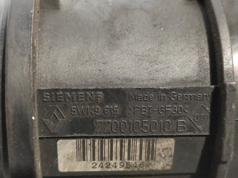 Recambio de caudalimetro para renault megane i coach/coupe (da0) 1.6e alize referencia OEM IAM 5WK9615 7700105010B 