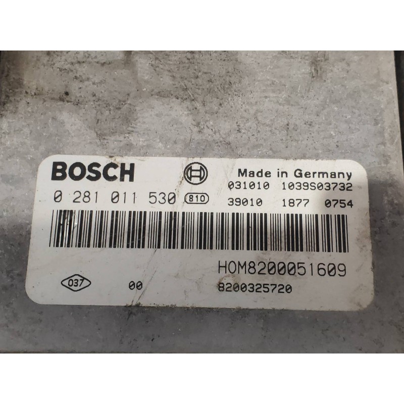 Recambio de centralita motor uce para renault trafic caja cerrada (ab 4.01) doble cabina l1h1 2,7t referencia OEM IAM 0281011530