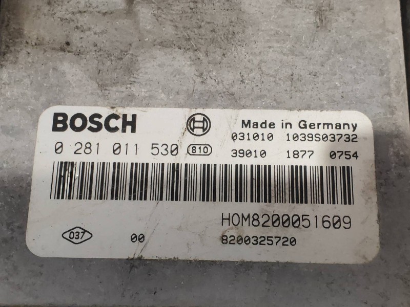 Recambio de centralita motor uce para renault trafic caja cerrada (ab 4.01) doble cabina l1h1 2,7t referencia OEM IAM 0281011530