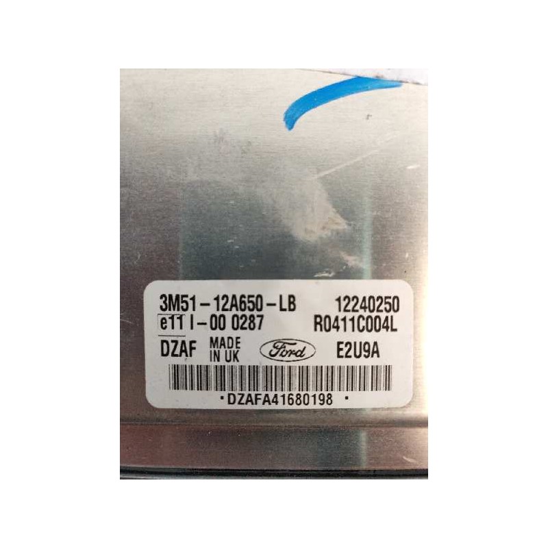 Recambio de centralita motor uce para ford focus berlina (cak) 1.8 tdci (5p) referencia OEM IAM R0411C004L 3M5112A650LB 12240250