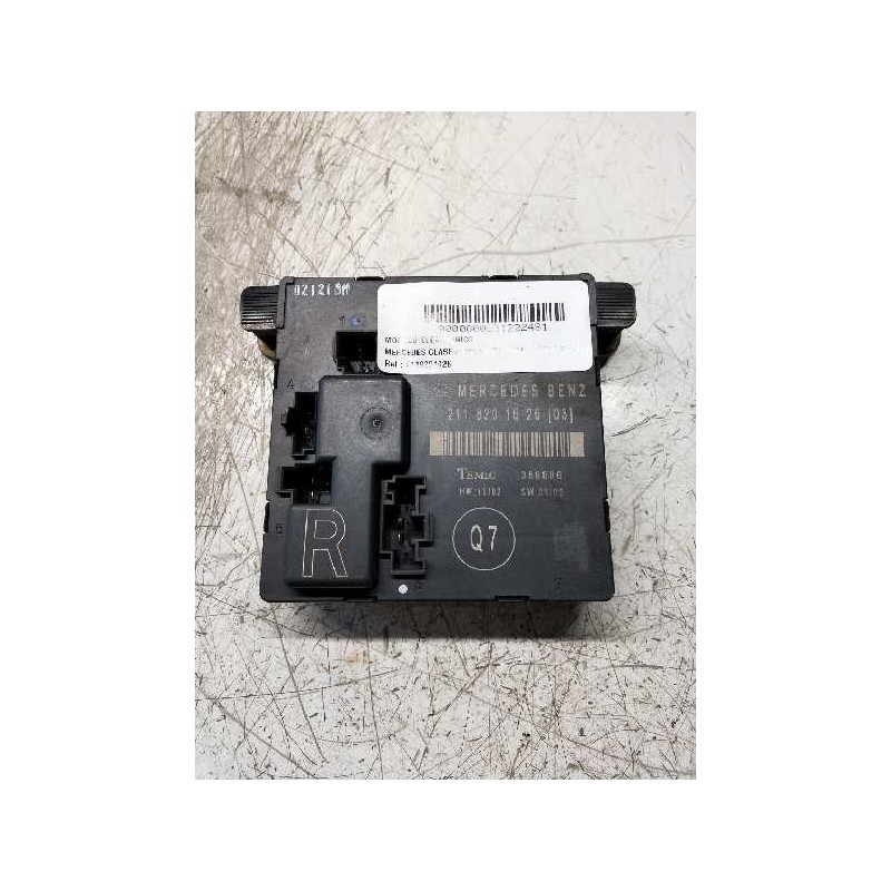 Recambio de modulo electronico para mercedes clase e (w211) berlina e 270 cdi (211.016) referencia OEM IAM 2118201626 TRA DERECH
