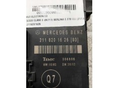 Recambio de modulo electronico para mercedes clase e (w211) berlina e 270 cdi (211.016) referencia OEM IAM 2118201626 TRA DERECH 2