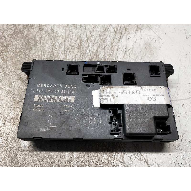 Recambio de modulo electronico para mercedes clase e (w211) berlina e 270 cdi (211.016) referencia OEM IAM 2118200326 DEL IZQUIE